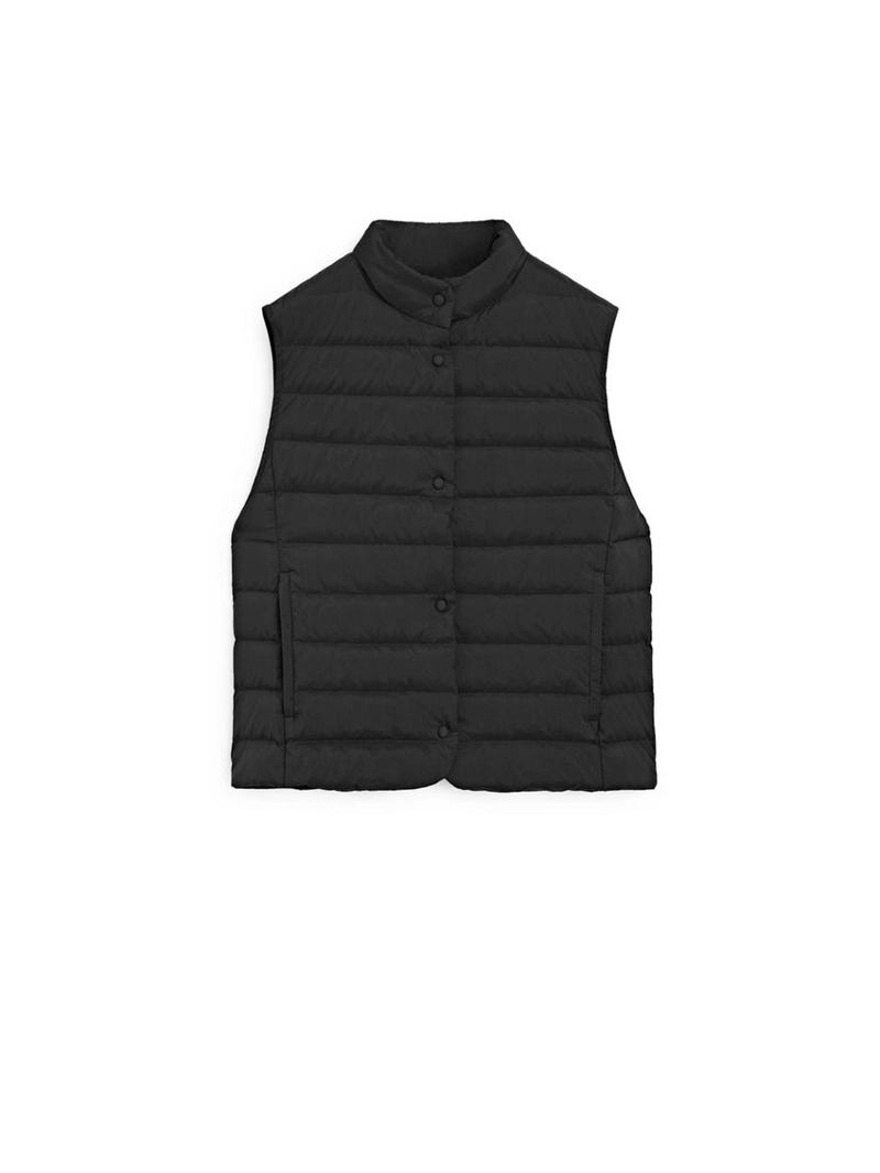 Стеганый пуховый жилет