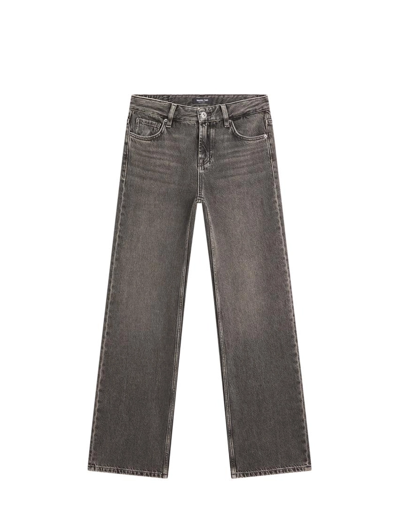 Джинсы прямого кроя с низкой посадкой