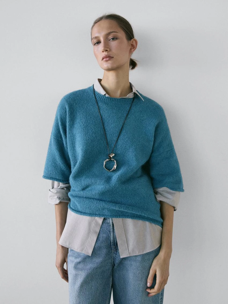 Джинсы с низкой посадкой прямого кроя