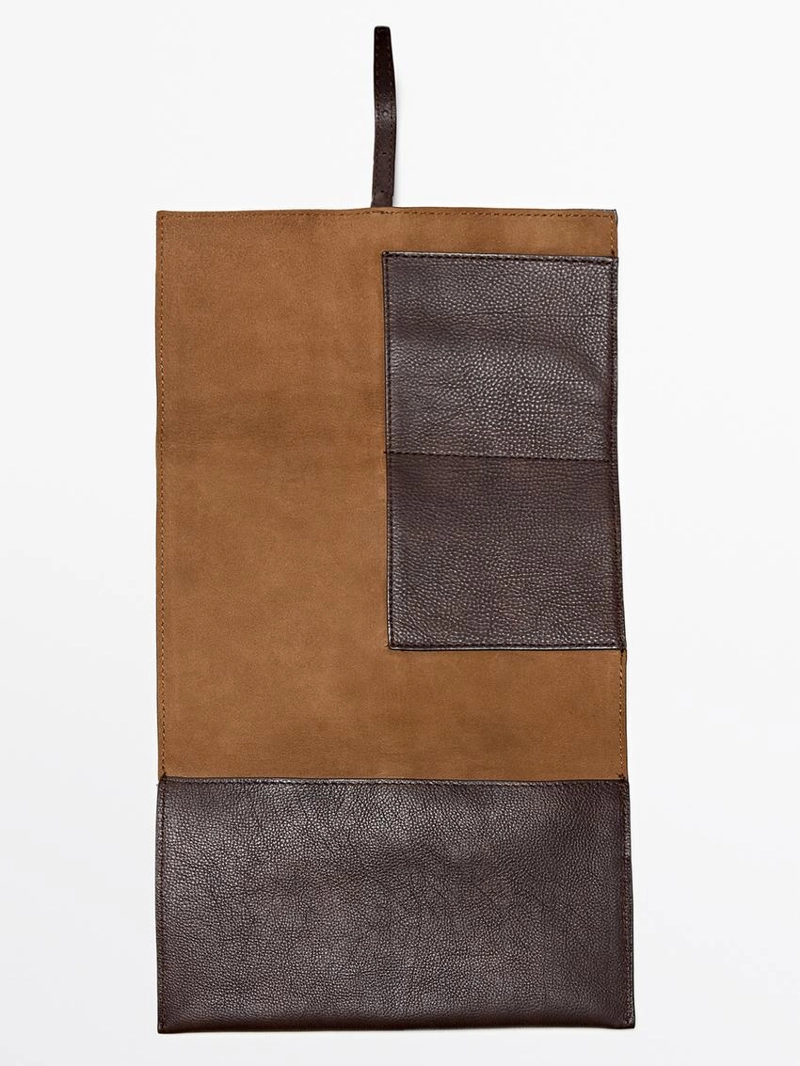 Чехол для технических аксессуаров из натуральной кожи нубук