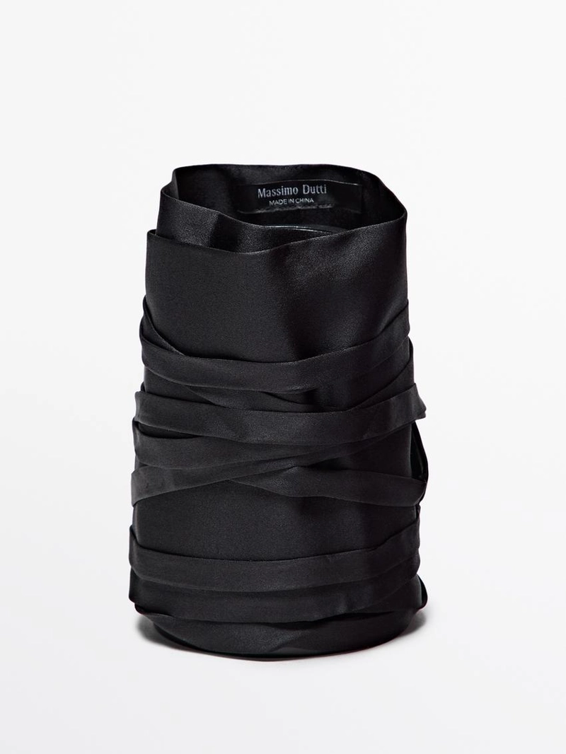 Шелковый пояс-шнурок из 100%