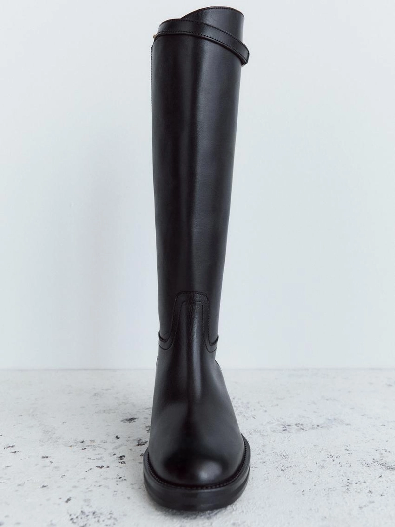 Кожаные сапоги для верховой езды