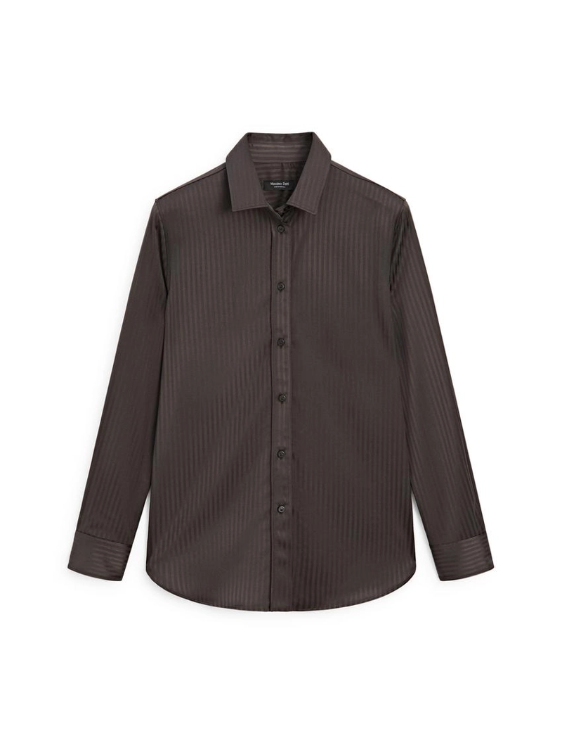 Рубашка с полосками и свободным покроем