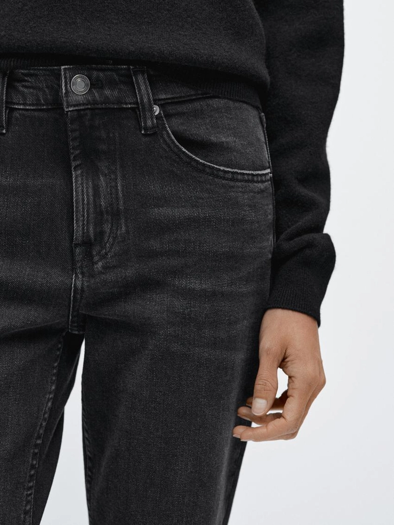 Джинсы Slim Fit укороченные со средней посадкой