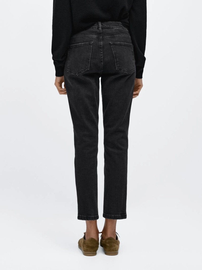 Джинсы Slim Fit укороченные со средней посадкой