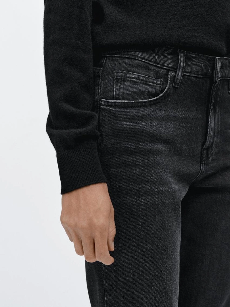 Джинсы Slim Fit укороченные со средней посадкой