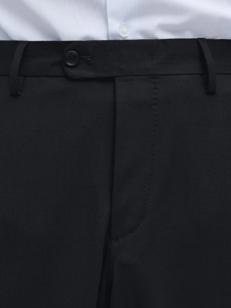 Брюки из шерстяно-смесовой ткани для костюма