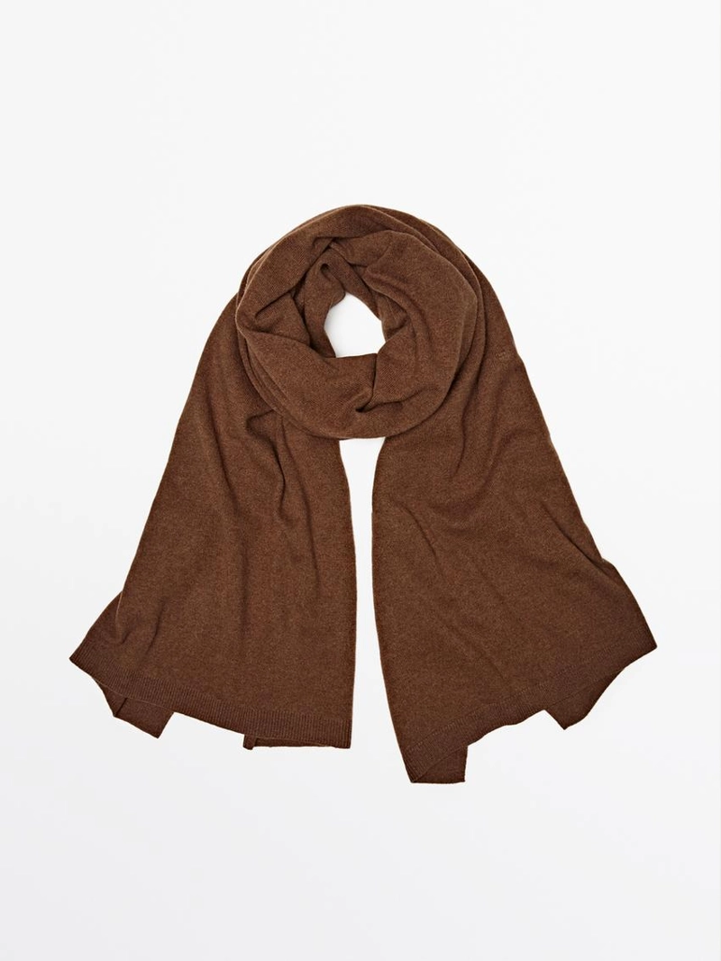 Шарф из мягкой шерстяной смеси