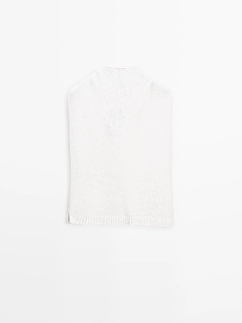 Шапка с капюшоном из альпаки