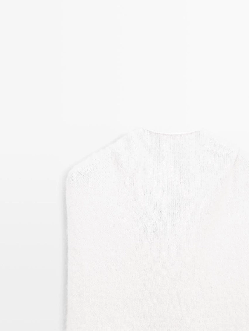 Шапка с капюшоном из альпаки