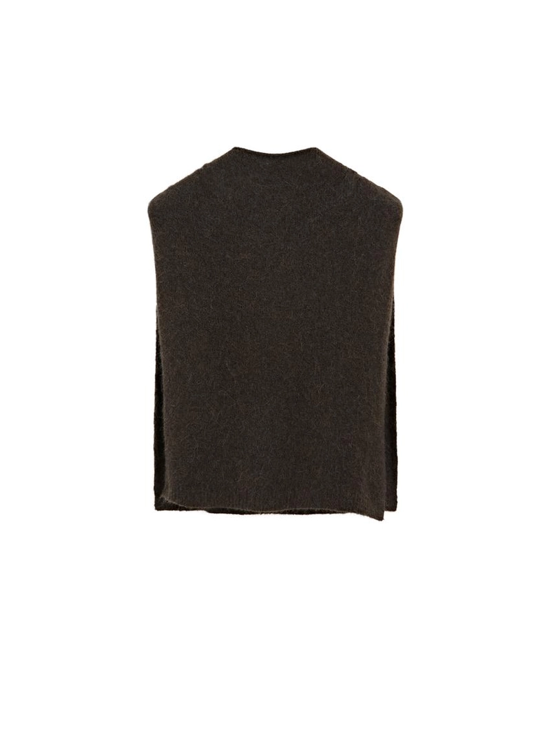 Шапка с капюшоном из альпаки