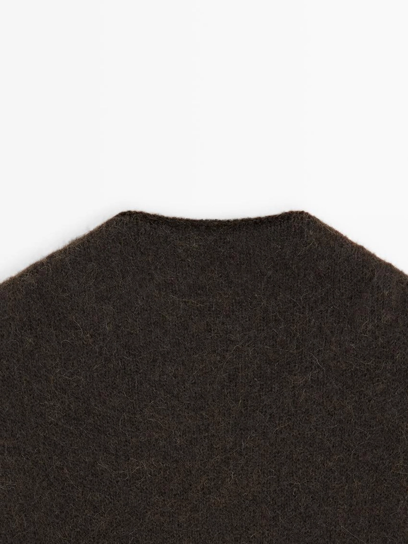 Шапка с капюшоном из альпаки