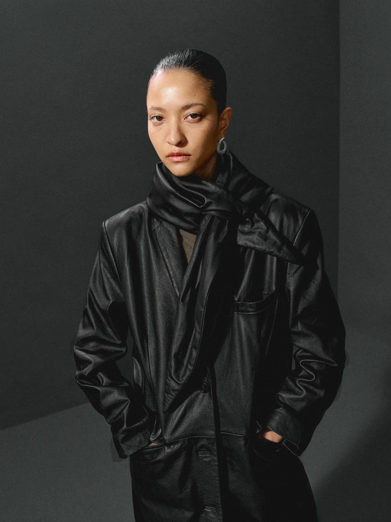 Серьги-кольца с текстурой