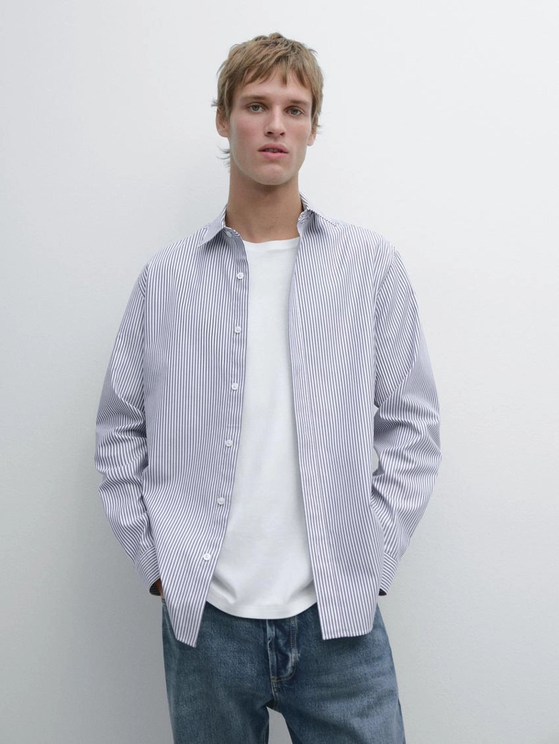 Рубашка из 100% хлопка Oxford