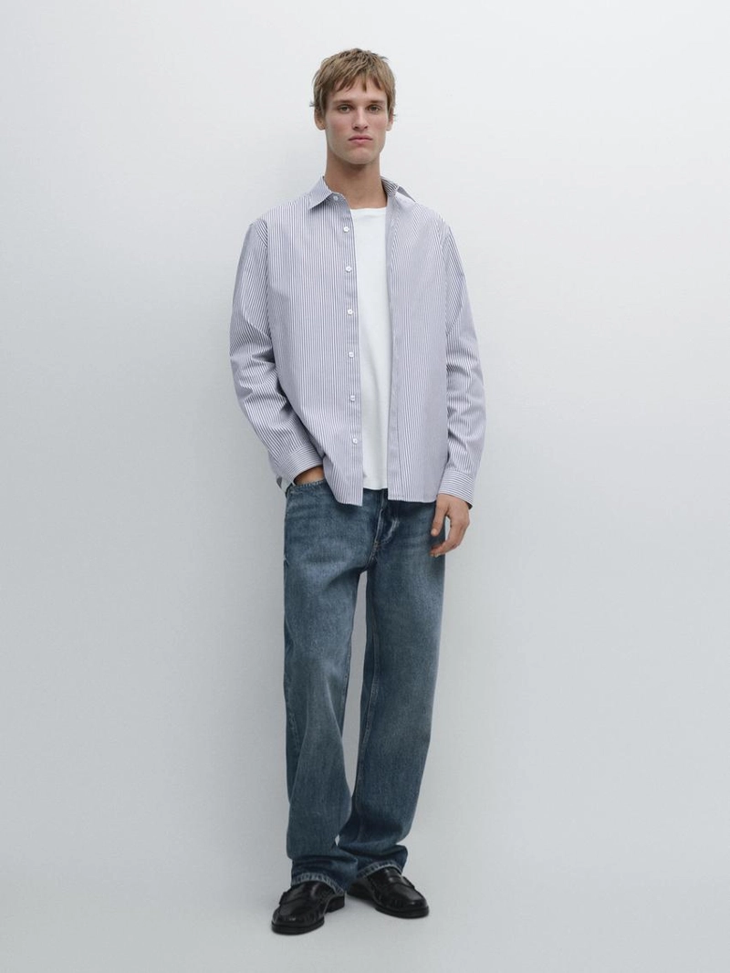 Рубашка из 100% хлопка Oxford