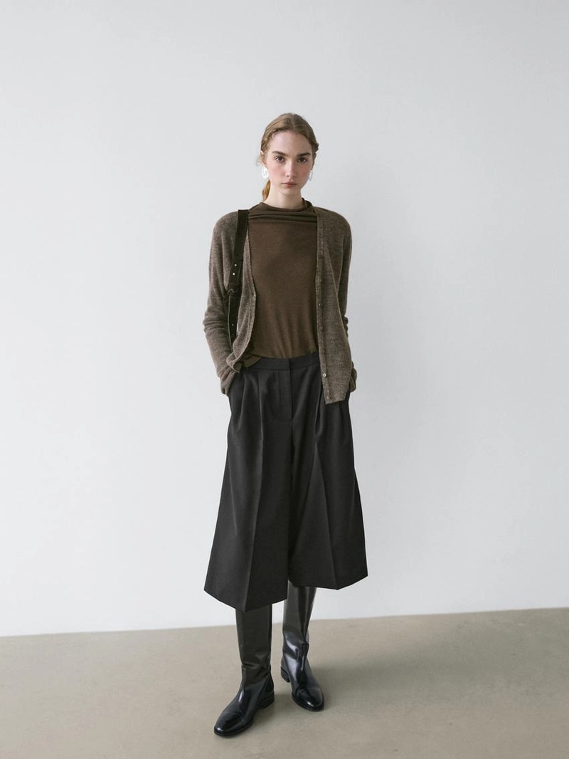 Бермуды из 100% шерсти