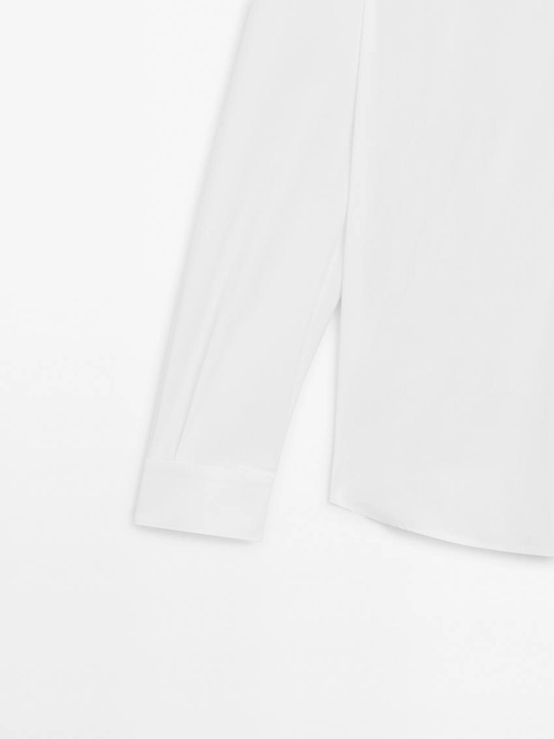 Рубашка slim fit cтрейч