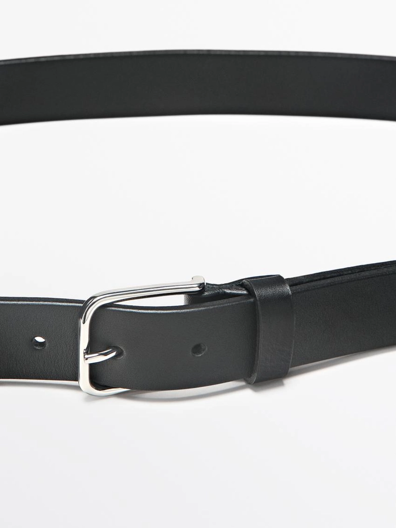 Кожанный пояс из нубука