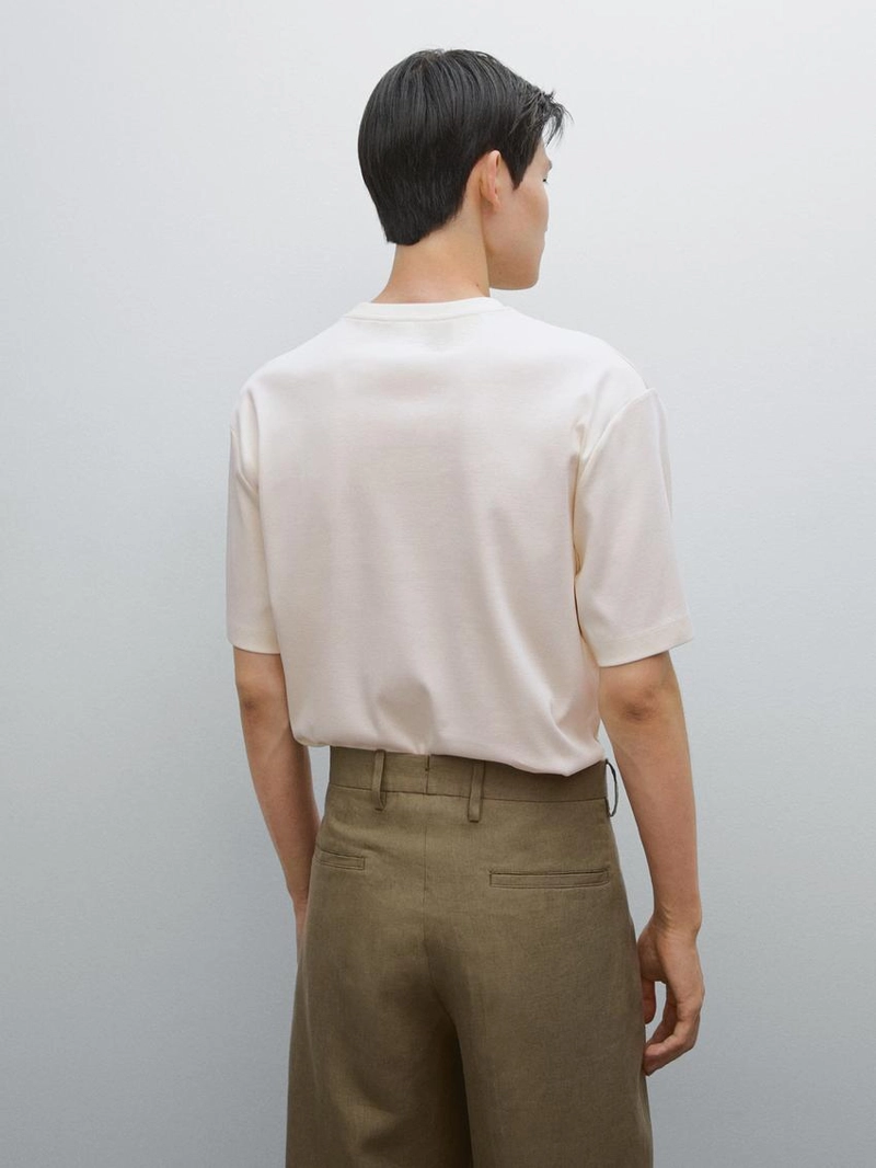 Футболка из 100% мерсеризированного хлопка