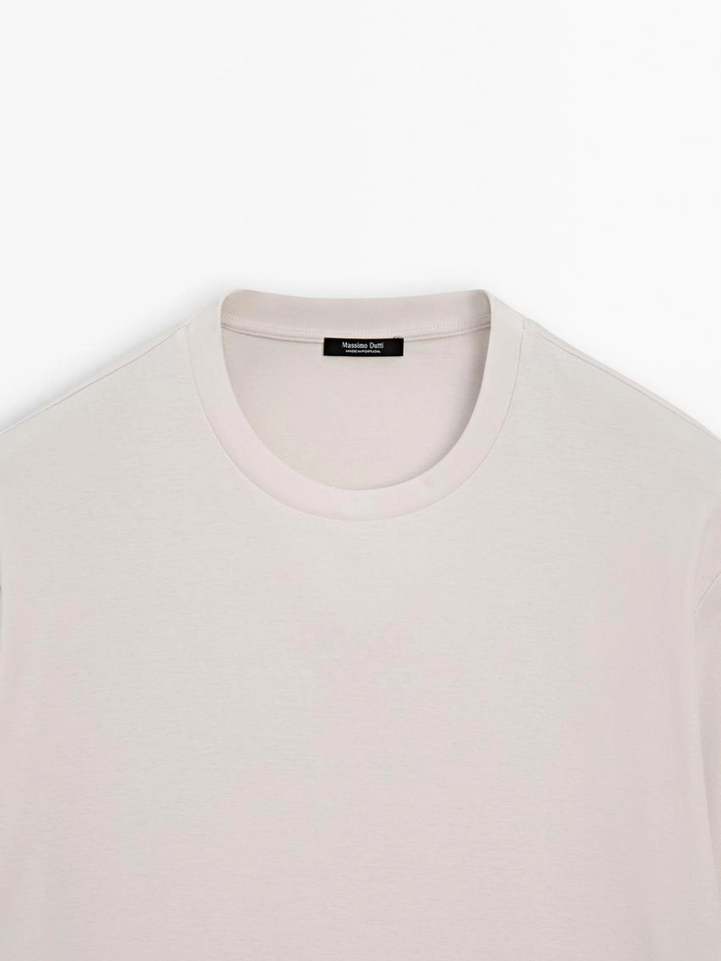 Футболка из 100% мерсеризированного хлопка