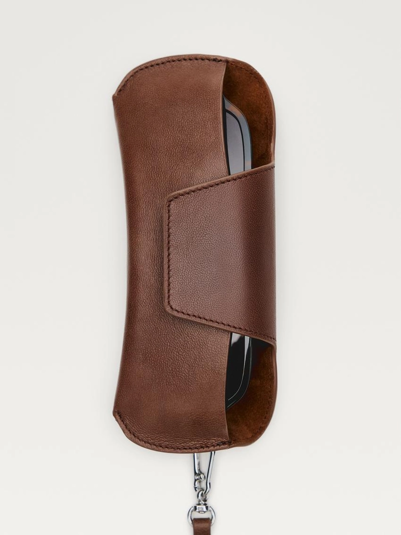 Футляр для солнечных очков из натуральной кожи nappa