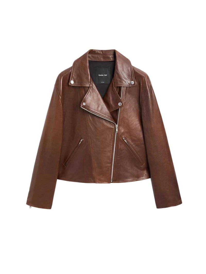 Куртка байкер из овечьей кожи