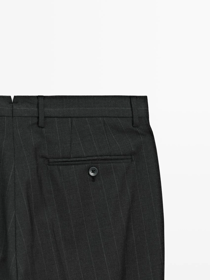 Брюки костюмные в полоску