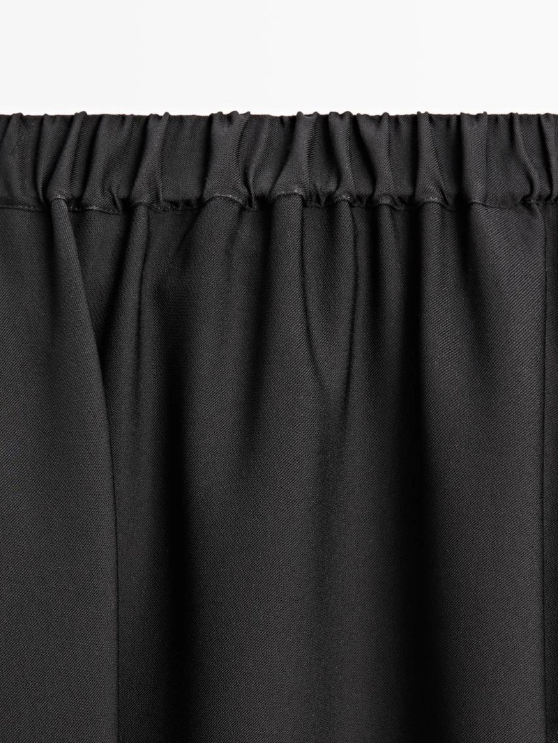 Юбка-солнце миди с эластичным поясом