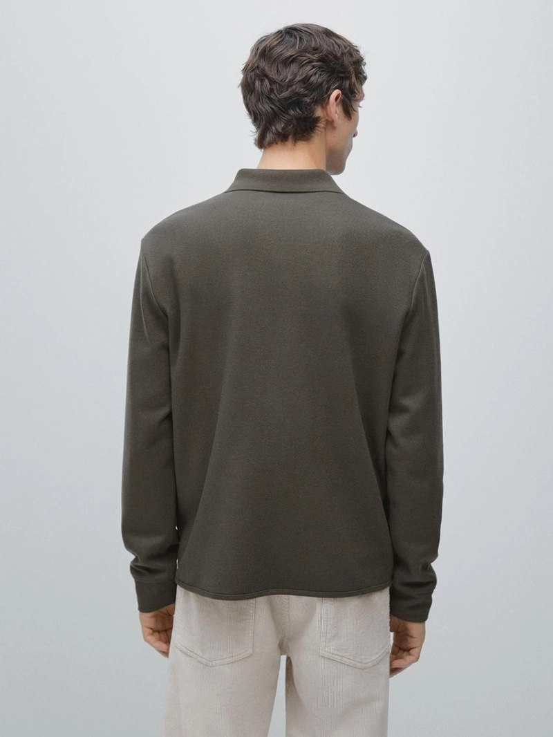 Куртка на молнии с деталями воротника