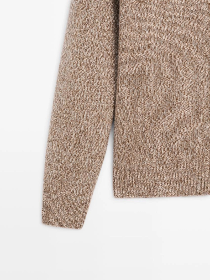 Кардиган из шерстяно-шелкового трикотажа