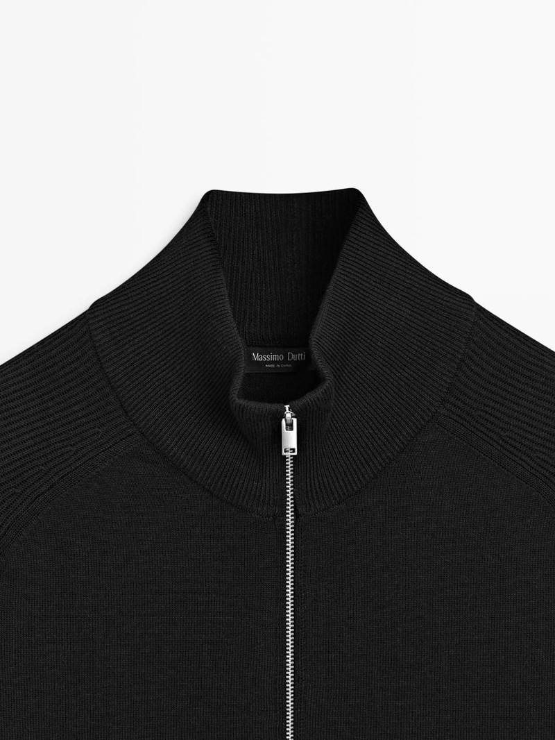 Кардиган из хлопкового микса с рукавами реглан