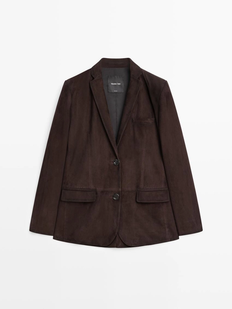 Замшевый блейзер