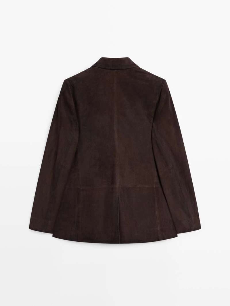 Замшевый блейзер