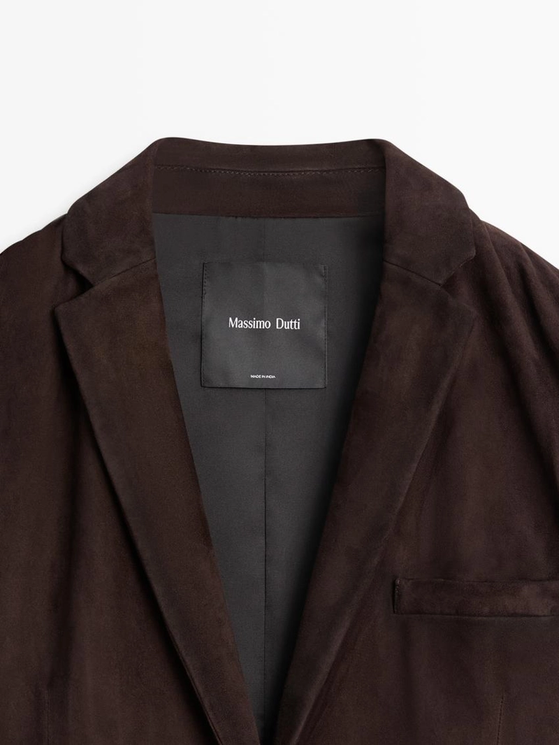 Замшевый блейзер