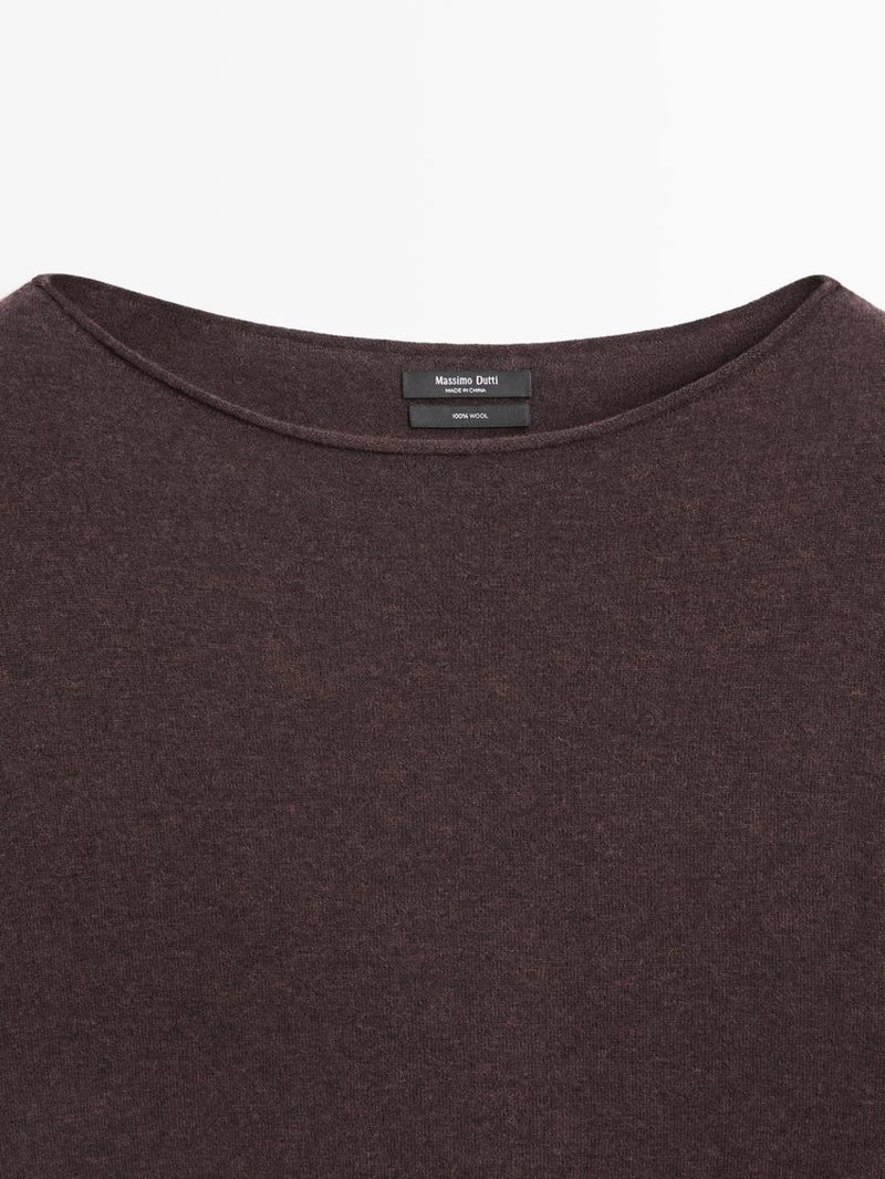 Свитер из 100% шерсти