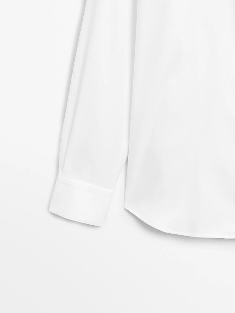 Рубашка oxford из хлопка слим-фит