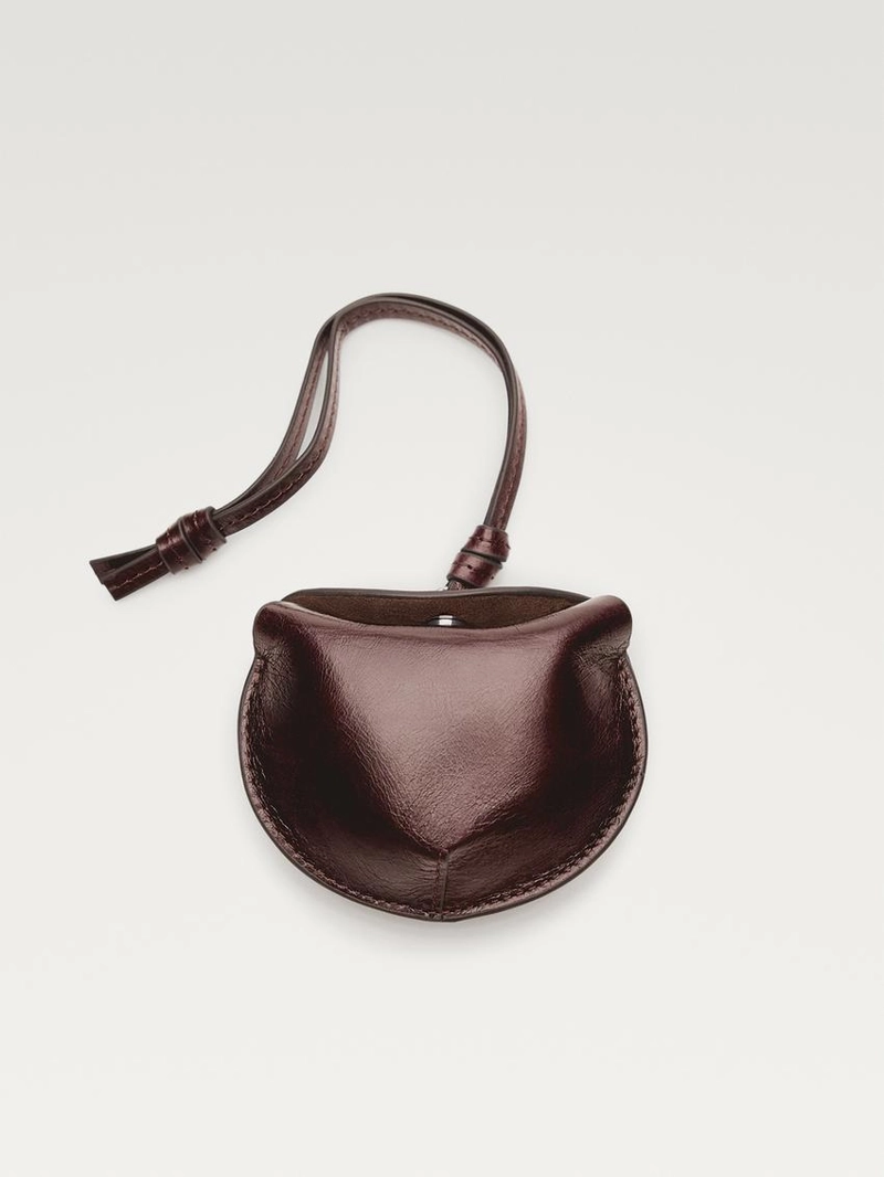 Чехол для airpods из кожи нубука с функцией складывания