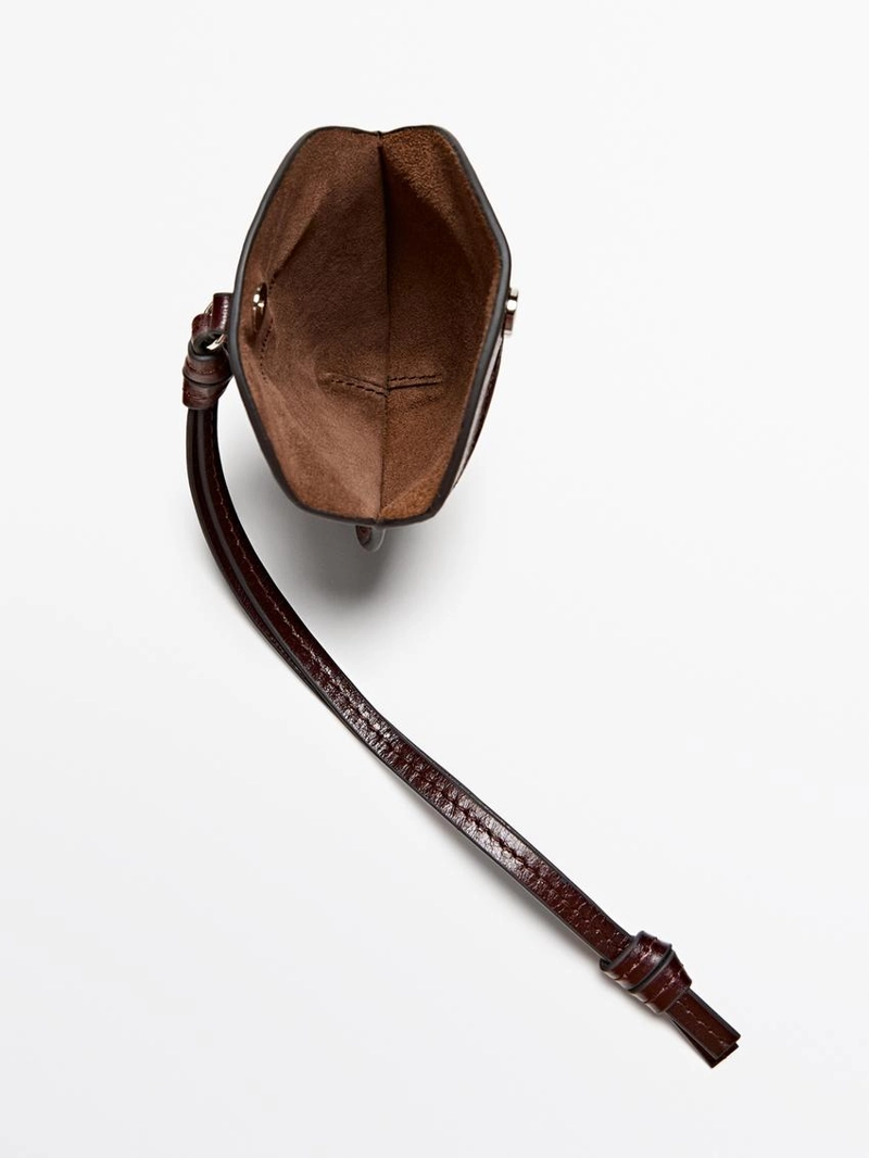 Чехол для airpods из кожи нубука с функцией складывания