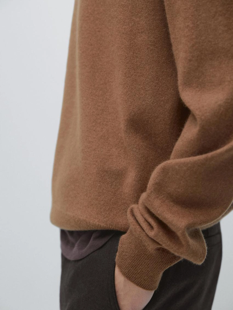 Свитер из 100% кашемира с круглым вырезом