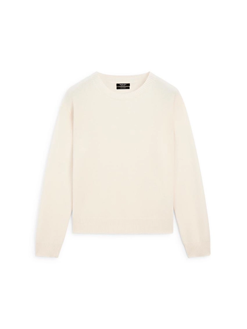 Свитер с круглым вырезом из 100% кашемира