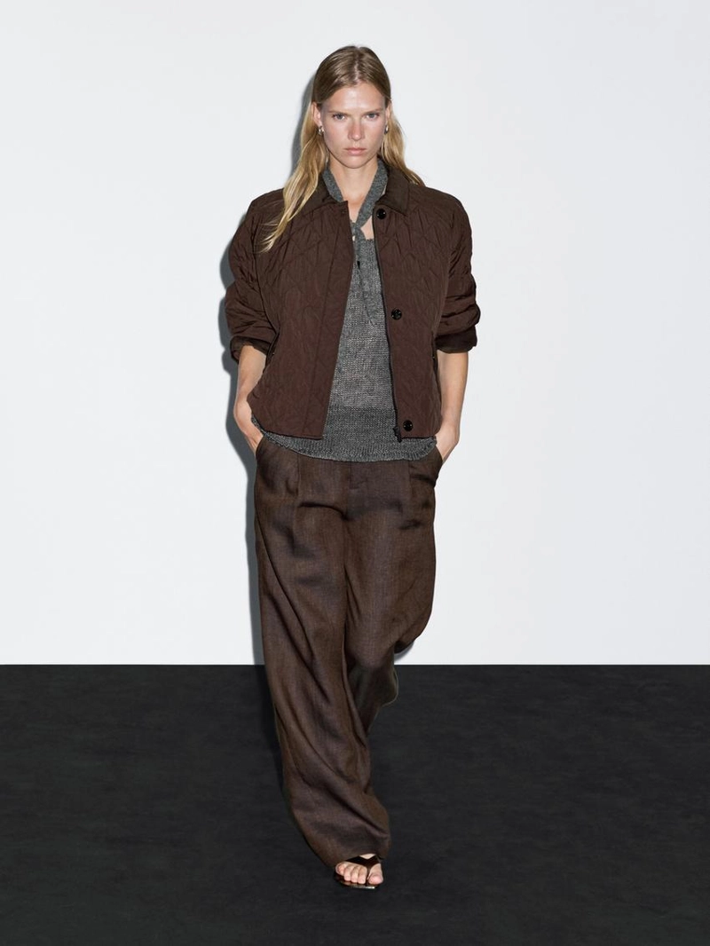 Короткая водоотталкивающая куртка с деталями из вельвета