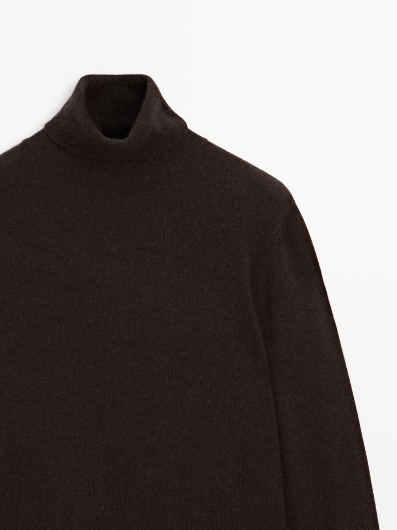 Вязанный свитер-воротник из 100% кашемира