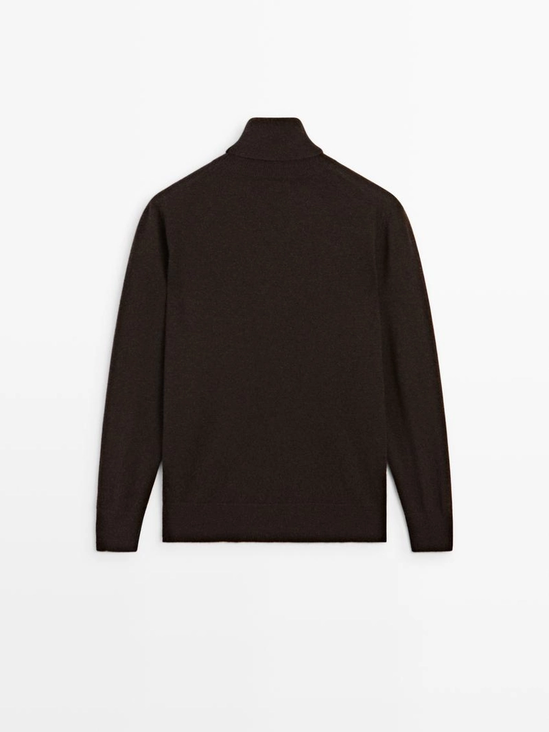 Вязанный свитер-воротник из 100% кашемира