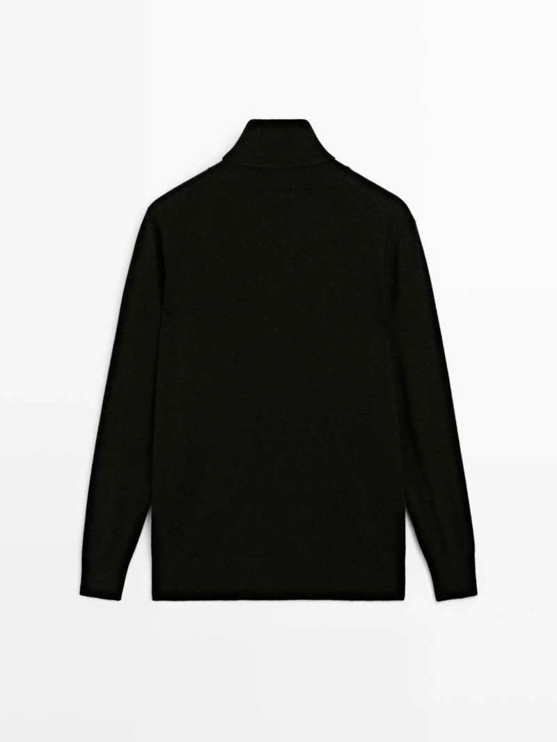 Вязанный свитер-воротник из 100% кашемира