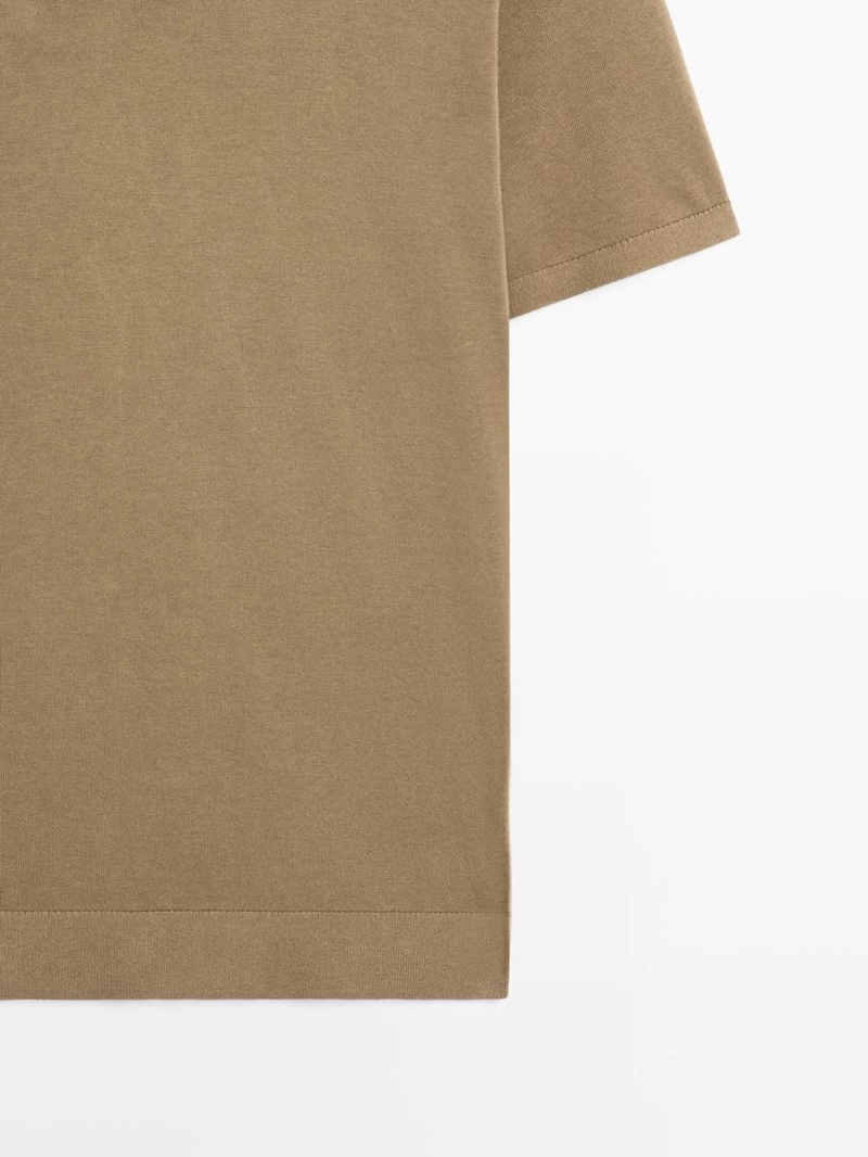 Поло из хлопка с короткими рукавами