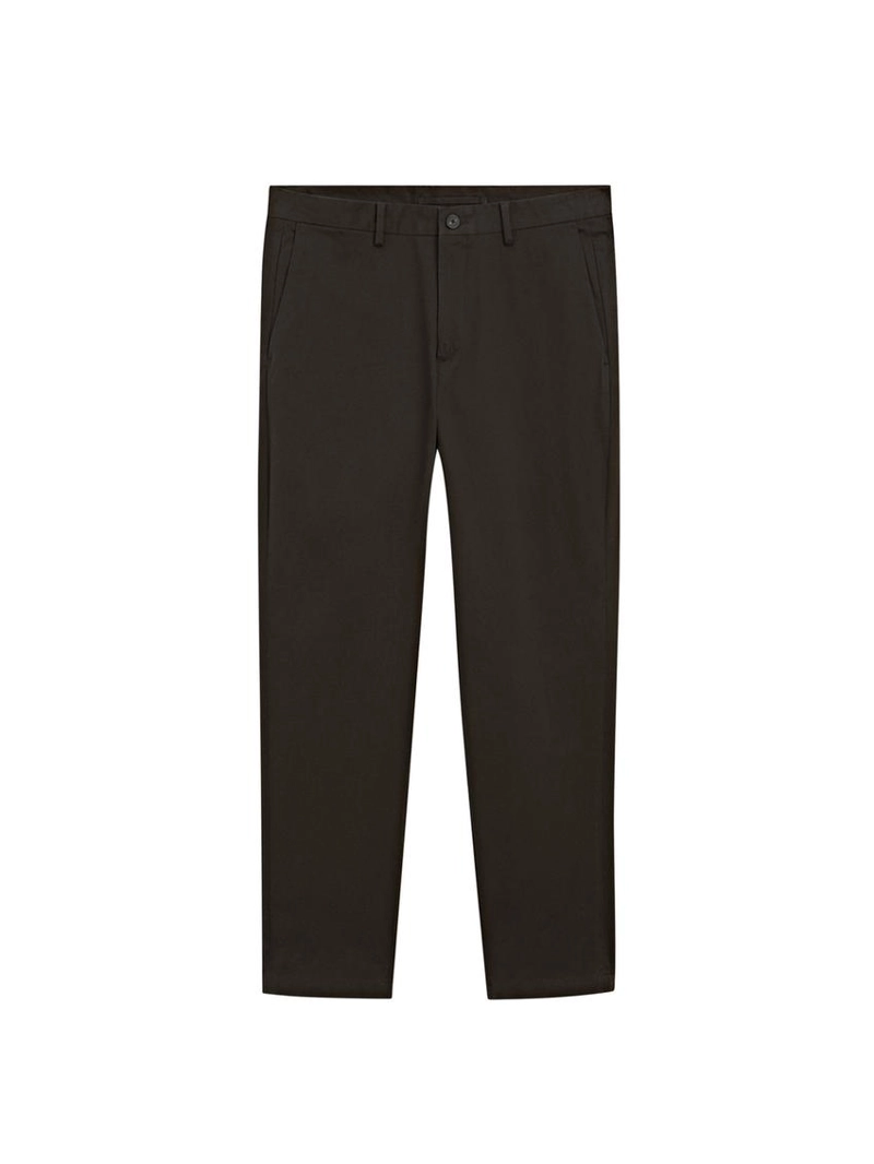 Брюки из 100% хлопка в строгом крое