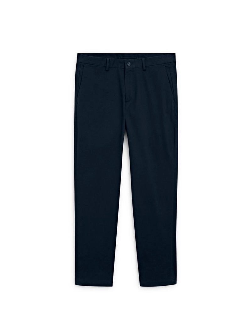 Брюки из 100% хлопка в строгом крое