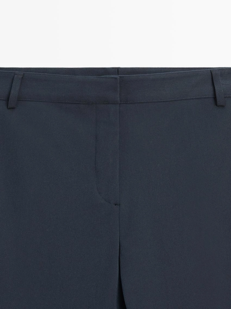 Брюки прямого кроя из технической ткани