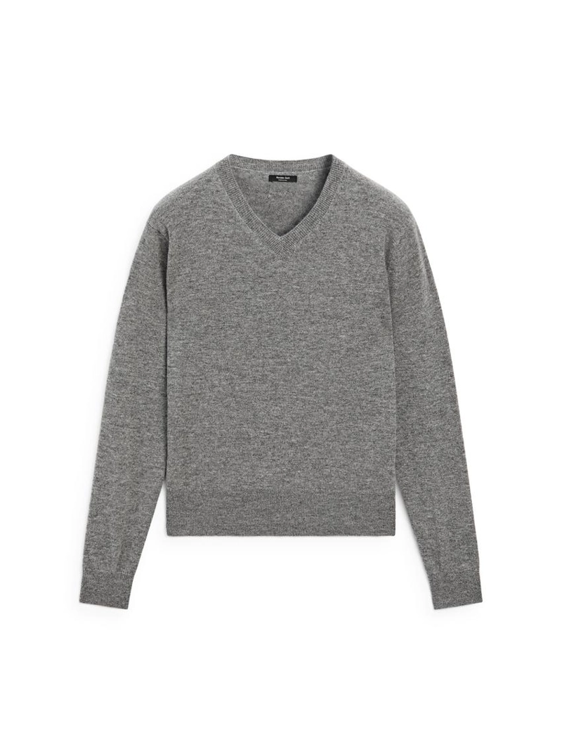Джемпер с v-образным вырезом из шерстяного микса