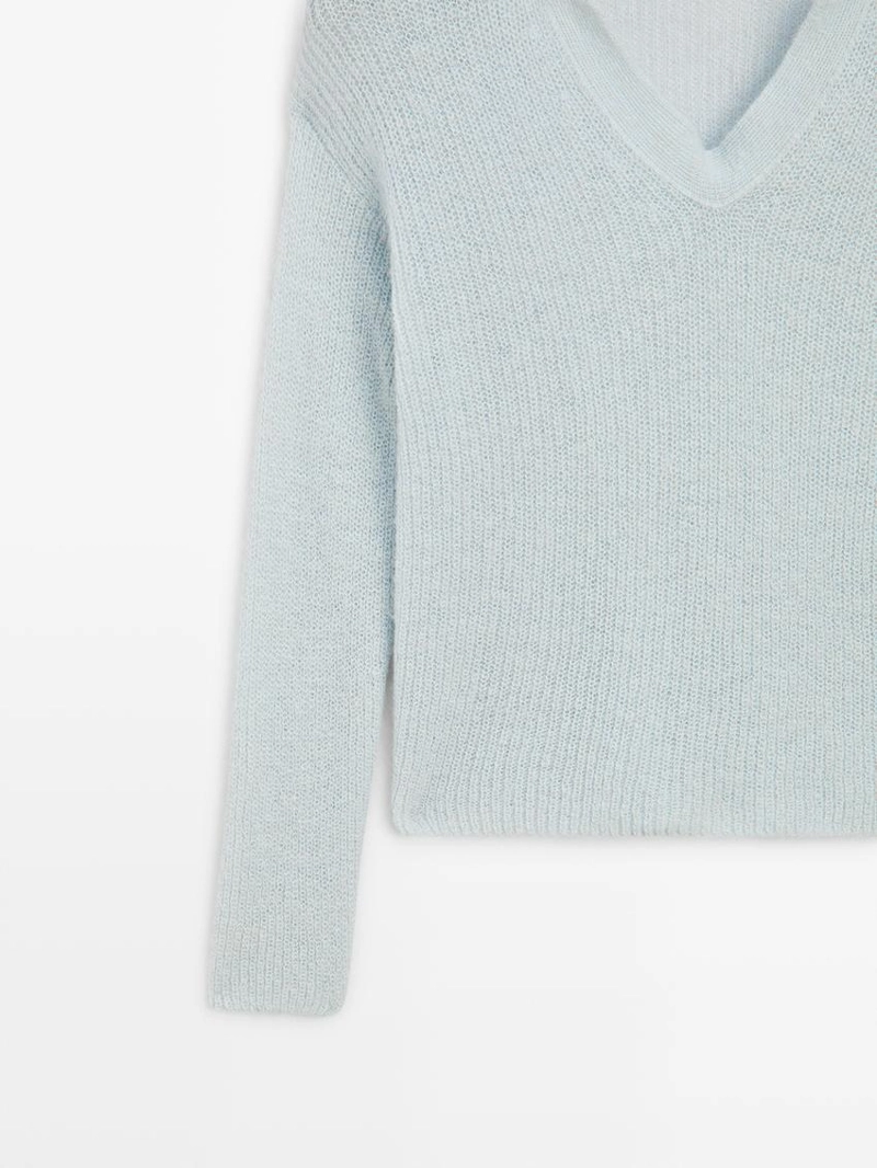 Водолазка-поло из альпакиевой смеси